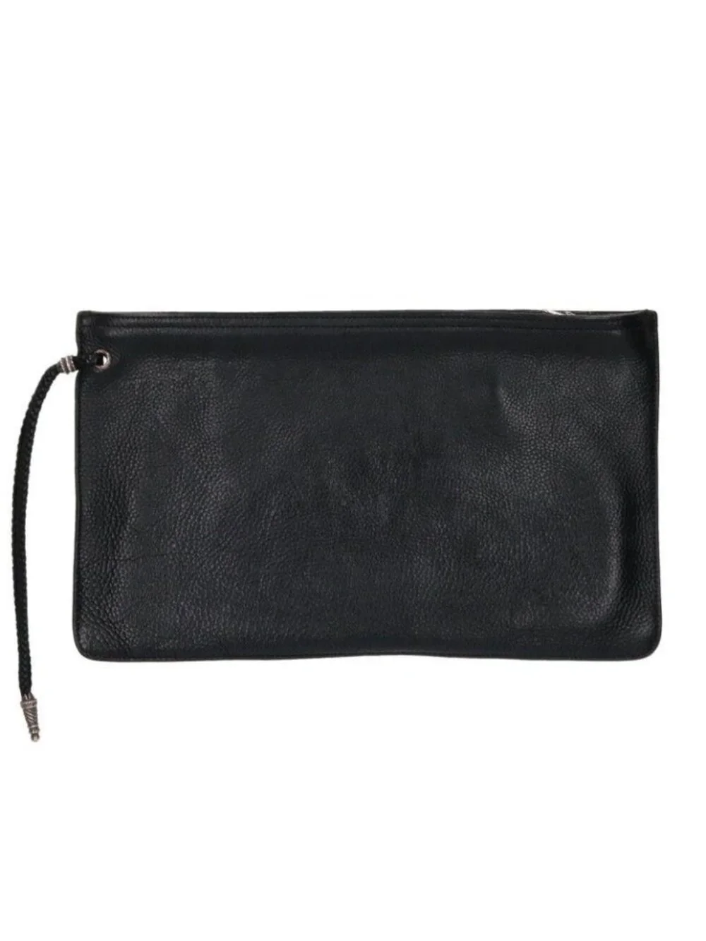 Chrome Hearts Flat Medium Plain Leather Clutch